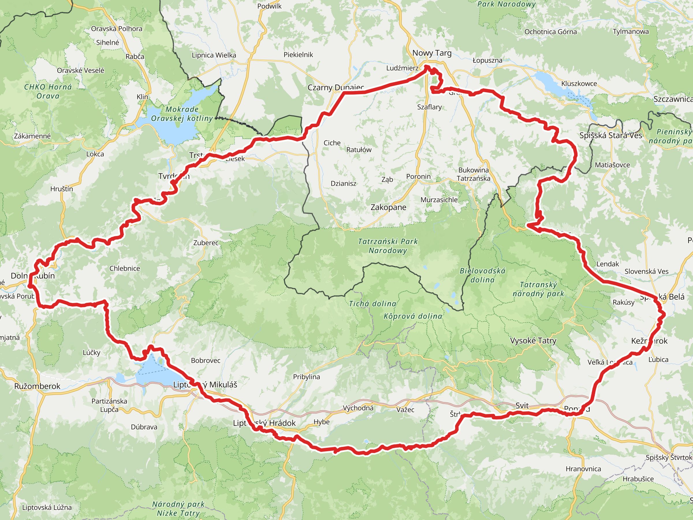 Rowerowy Szlak Wokół Tatr | VeloPlanner