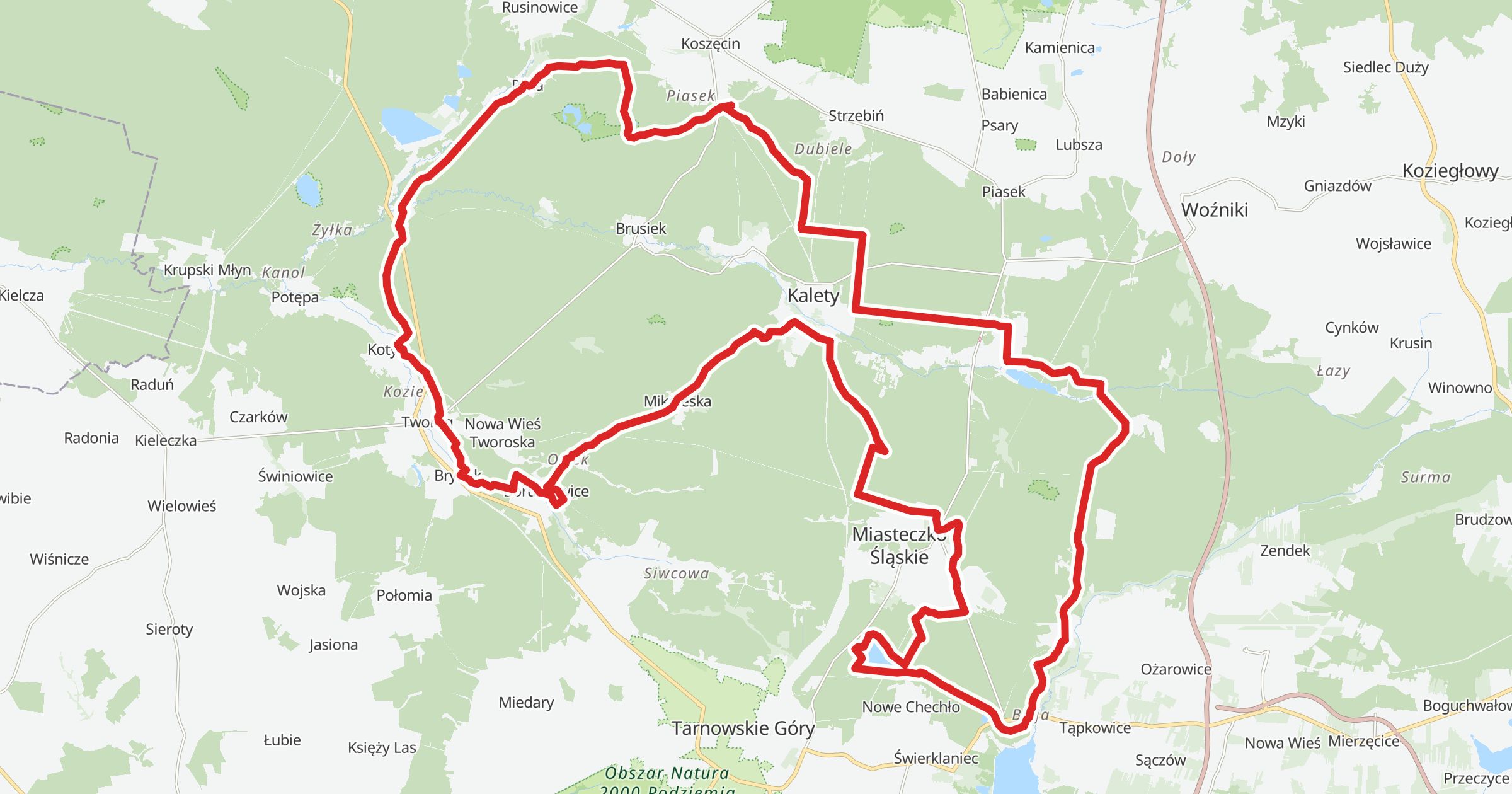 Leśno Rajza | VeloPlanner